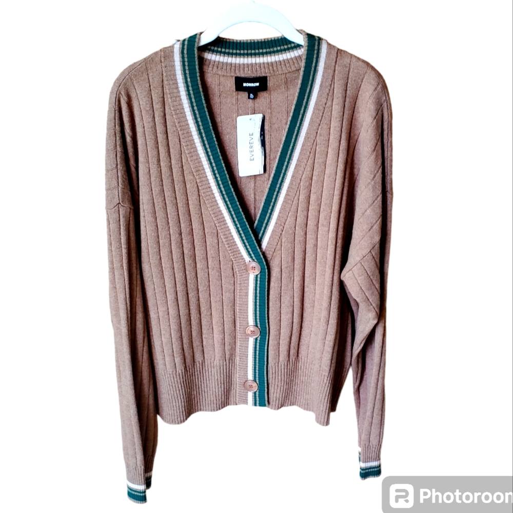 Monrow Cashmere Wool Cardigan XL